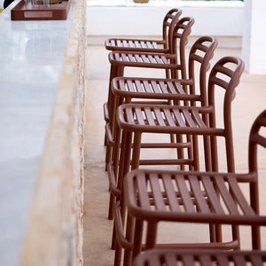 Bliss bartuoli, pinottava Desert red, aluminium