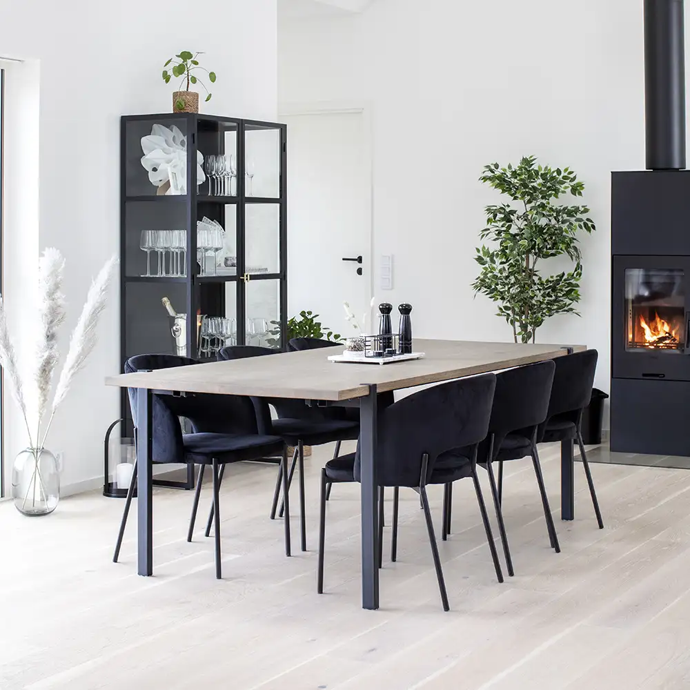 Gap Ruokapöydän tuoli musta 2 kpl