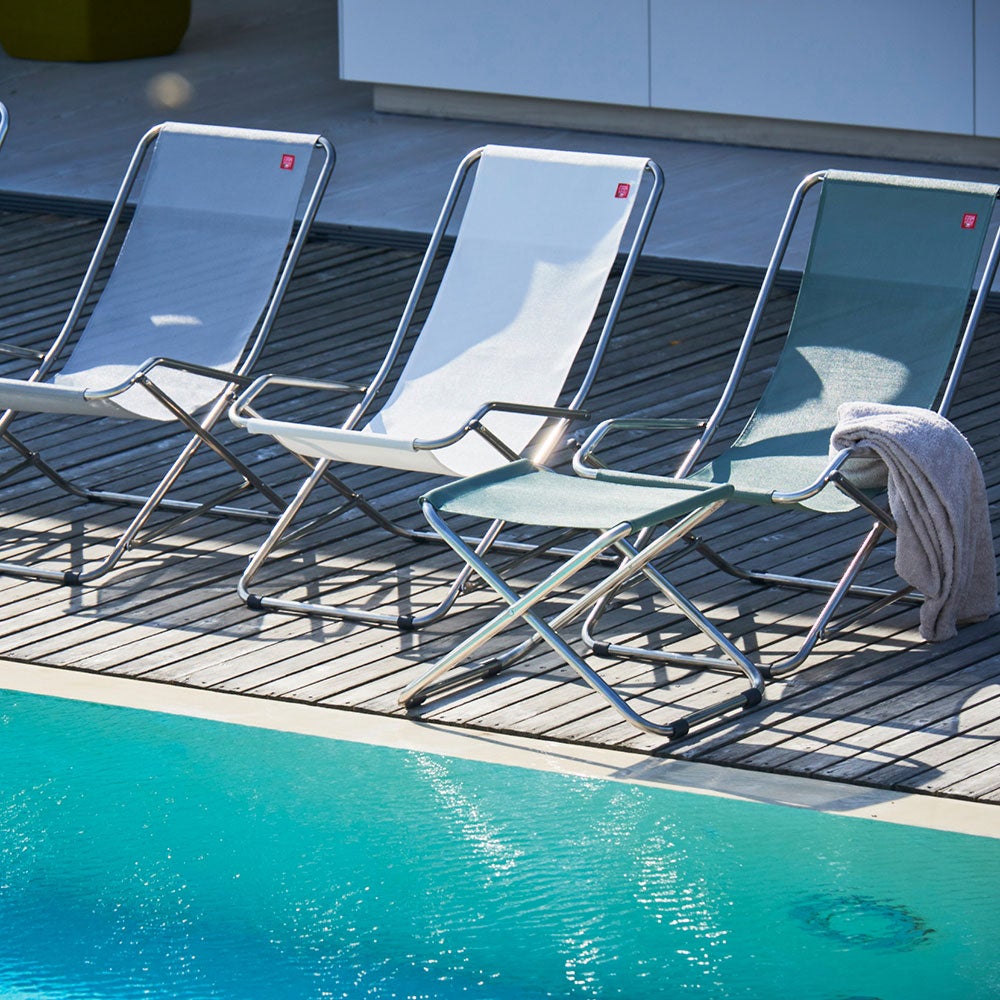 Dondolina aurinkotuoli grey textilene/alumiini