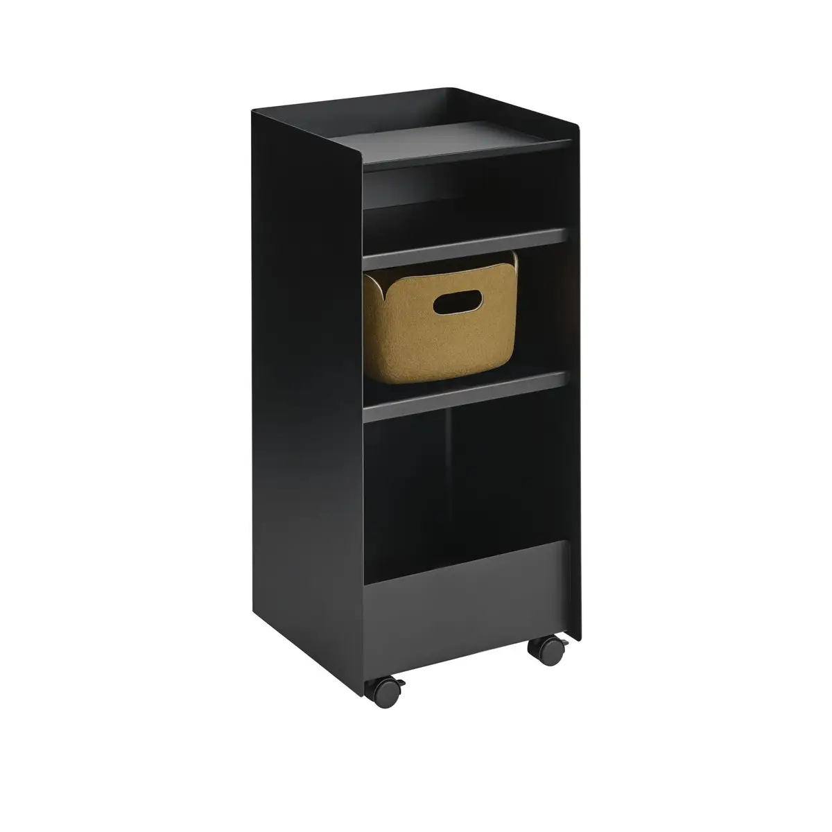 Folded Trolley korkeus avattuna 83,7 cm – musta