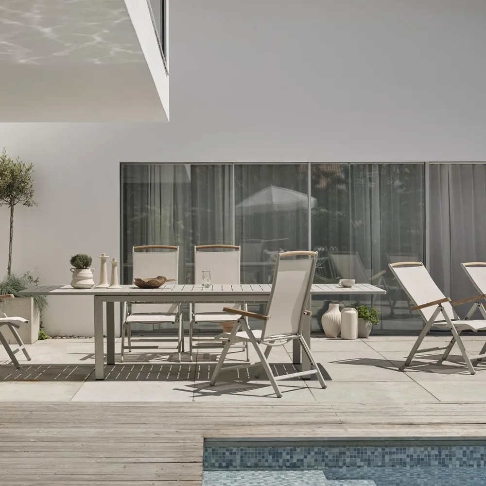 Andy Säätötuoli Vaaleanharmaa/Offwhite