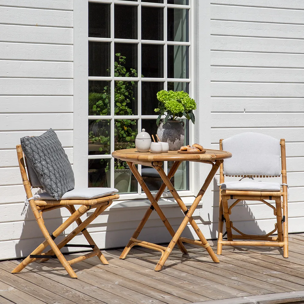 Cane Kahvilapöytä Ø90 cm Bambu 