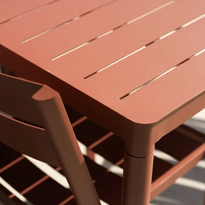 Bigby ruokapöytä 90x195 cm Zin Red