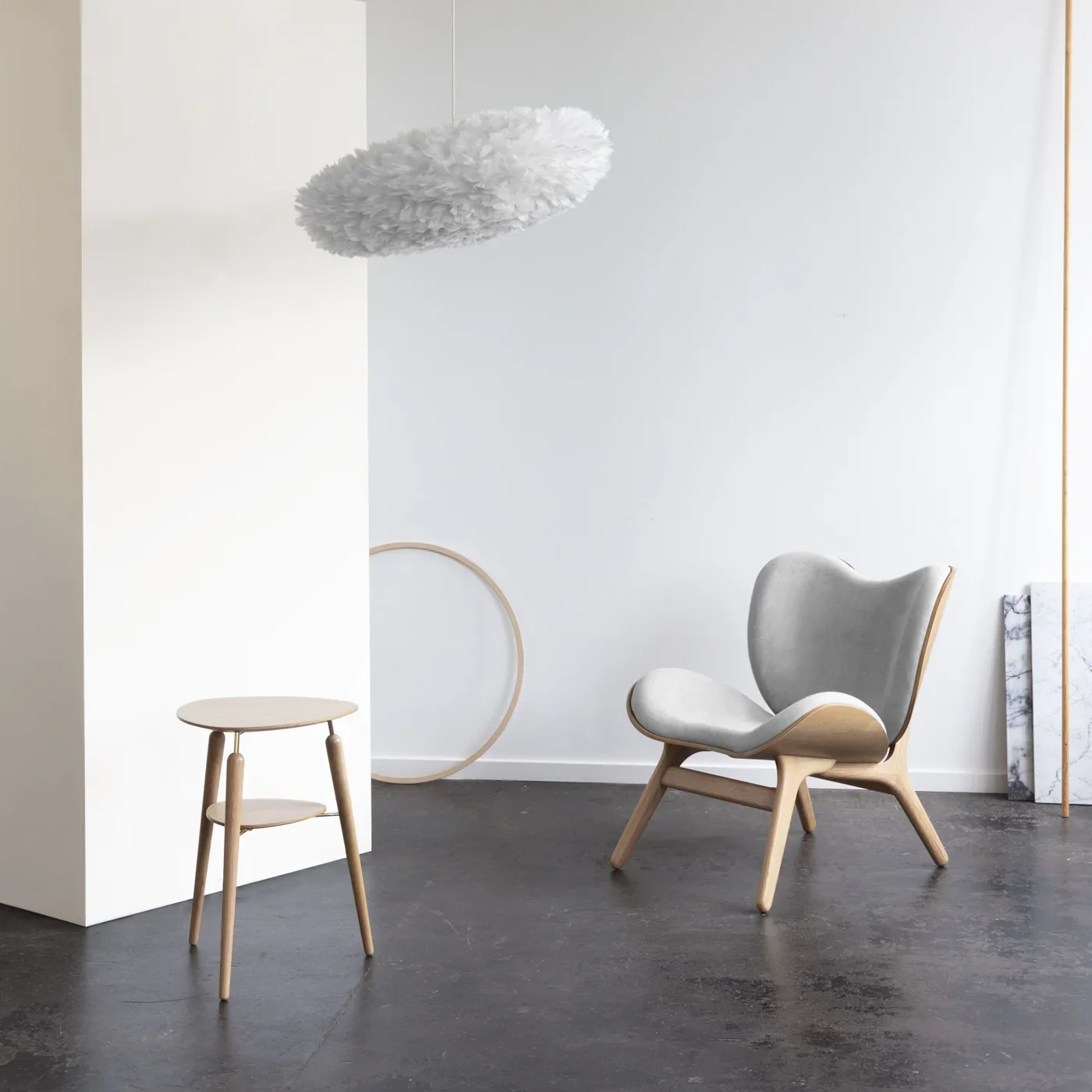 A Conversation Piece Lepotuoli Oak/Sterling