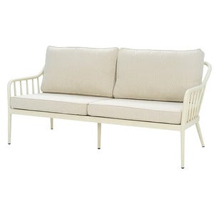 Coleville 3-paikkainen sohva  Pearl white / Dot beige