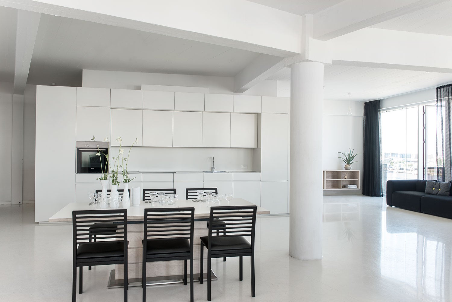 Sm30 Ruokapöytä 100X200-280 Cm Luonnonöljytty saksanpähkinä