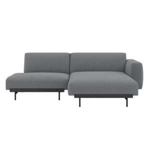  In Situ 2-istuttava modulaarinen sohva - Config 7 - Ocean80/Musta