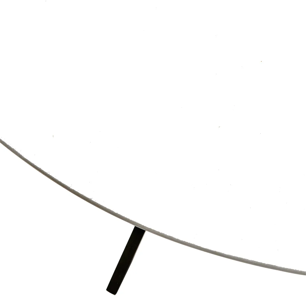 MILAN-pöytä valkoinen/musta Ø120