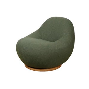 Gem lounge tuoli m/teak kääntölaakeri Dark green, Rise