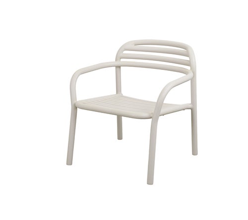 Bliss lounge tuoli, pinottava Sand, aluminium