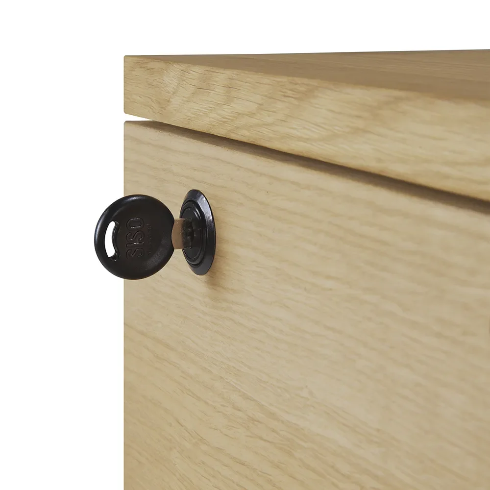 Billy 3 laatikon laatikosto Tammi