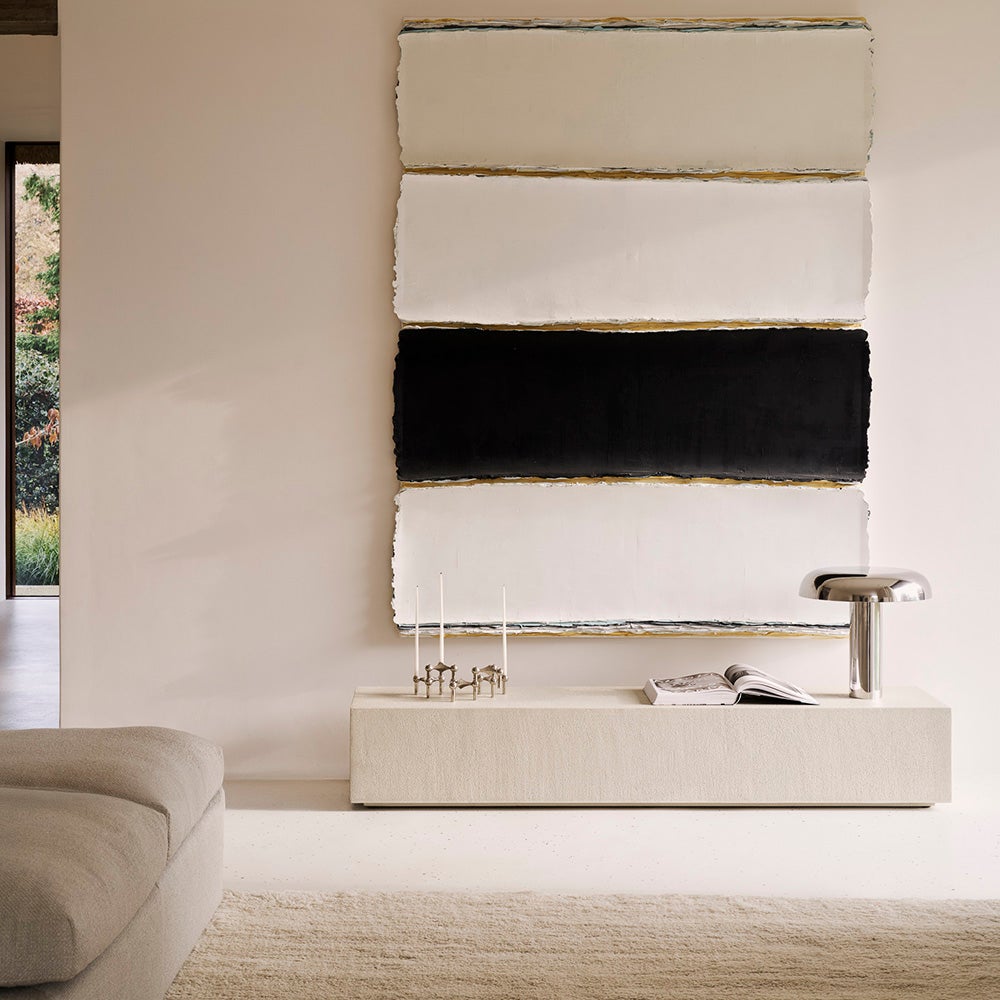 Elements Lattiahylly/Penkki - Luonnonvalkoinen 180x45x30 cm