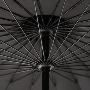 Aurinkovarjo Ø240 cm Musta