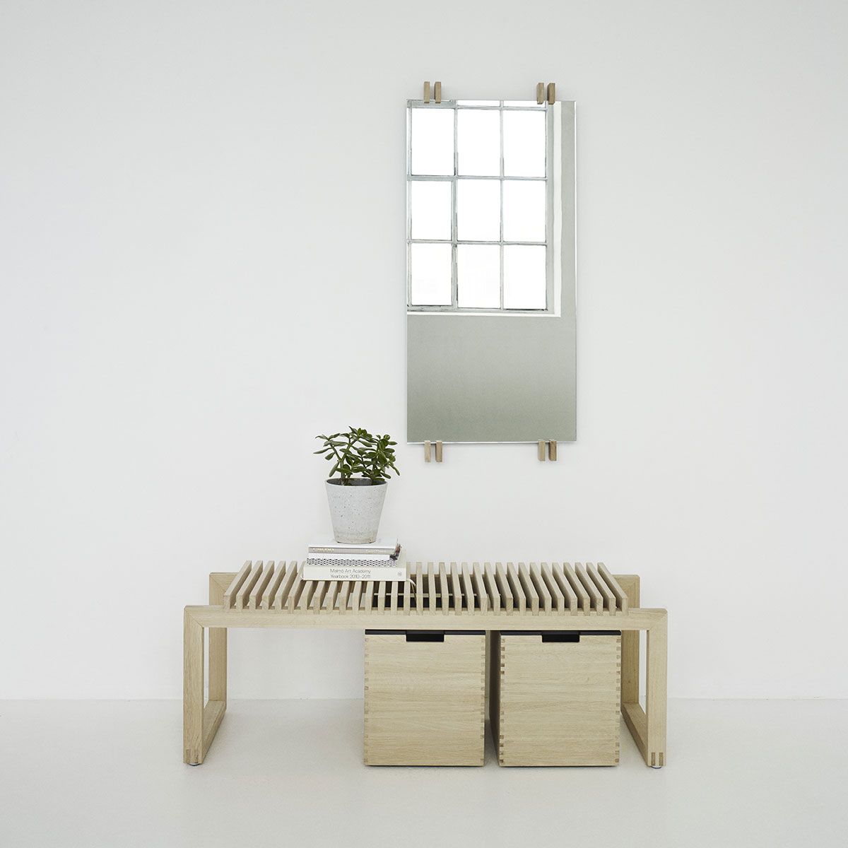 Cutter laatikko matala Tammesta