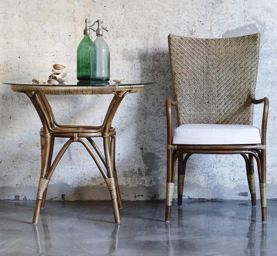 Tony sohvapöytä rottinkia Antiikki