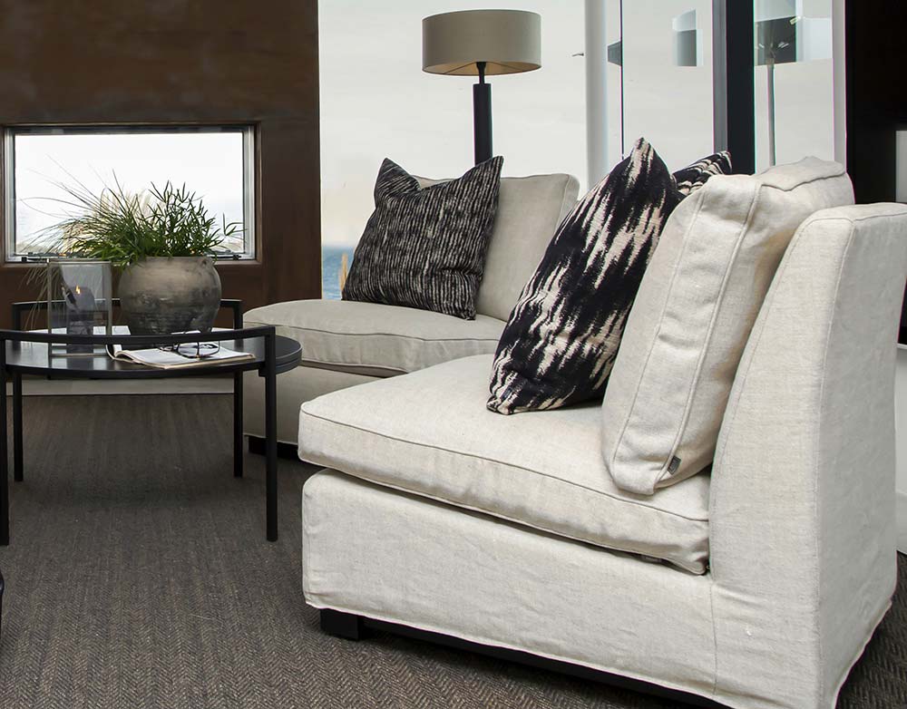 Town nojatuoli Linen Sand Artwood 