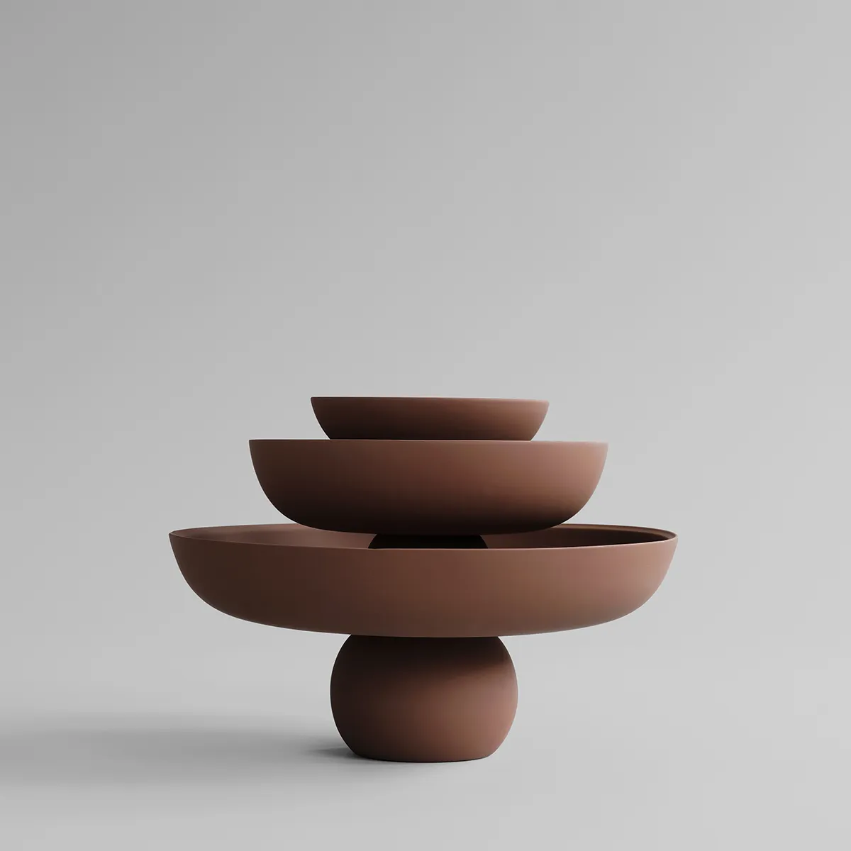 Käsinmaalattu koristekulho Baburu Big Almond Ø 43 cm