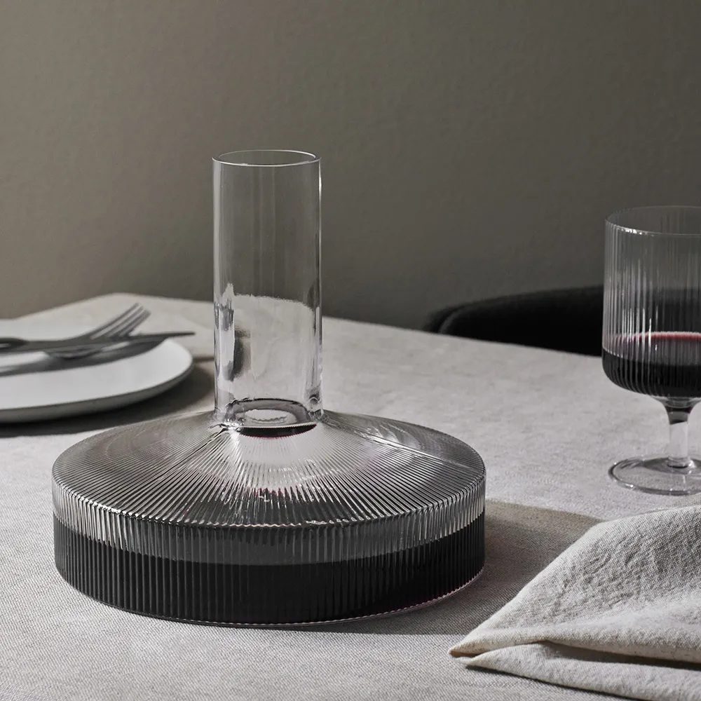 Ripple Wine Carafe - Clear