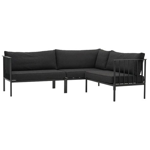 Upper sofa group Vänster Musta / Teddy Black