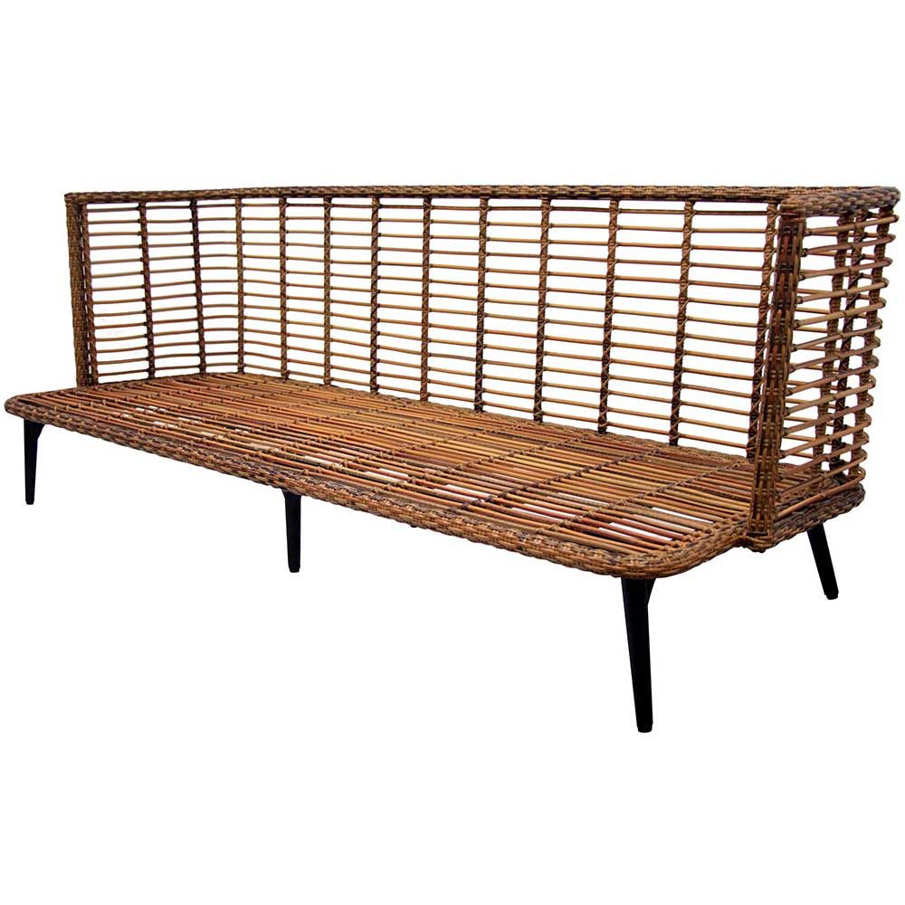 Covelo 3-istuttava sohva luonnonvärinen/valkoinen Brafab