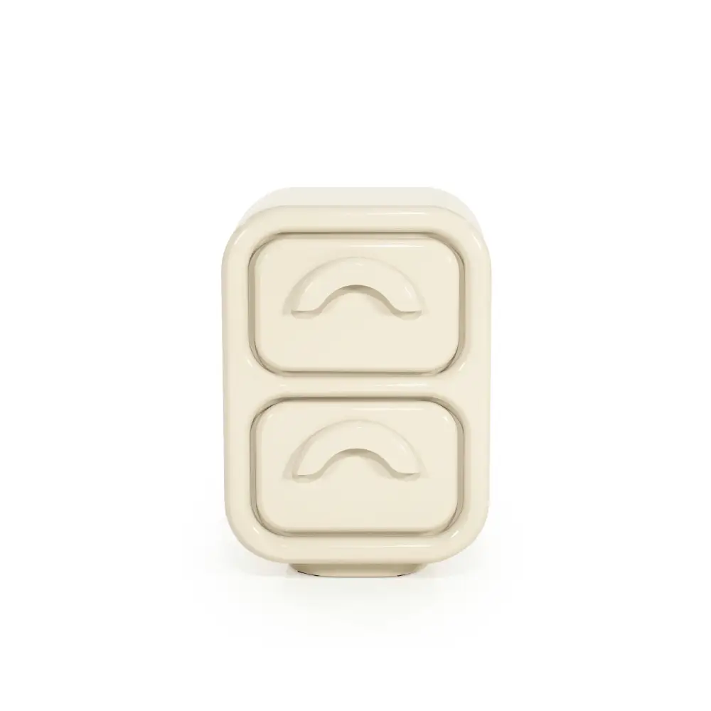 By Boo, Gubby pieni lipasto - beige 40.5x31.5x58 cm