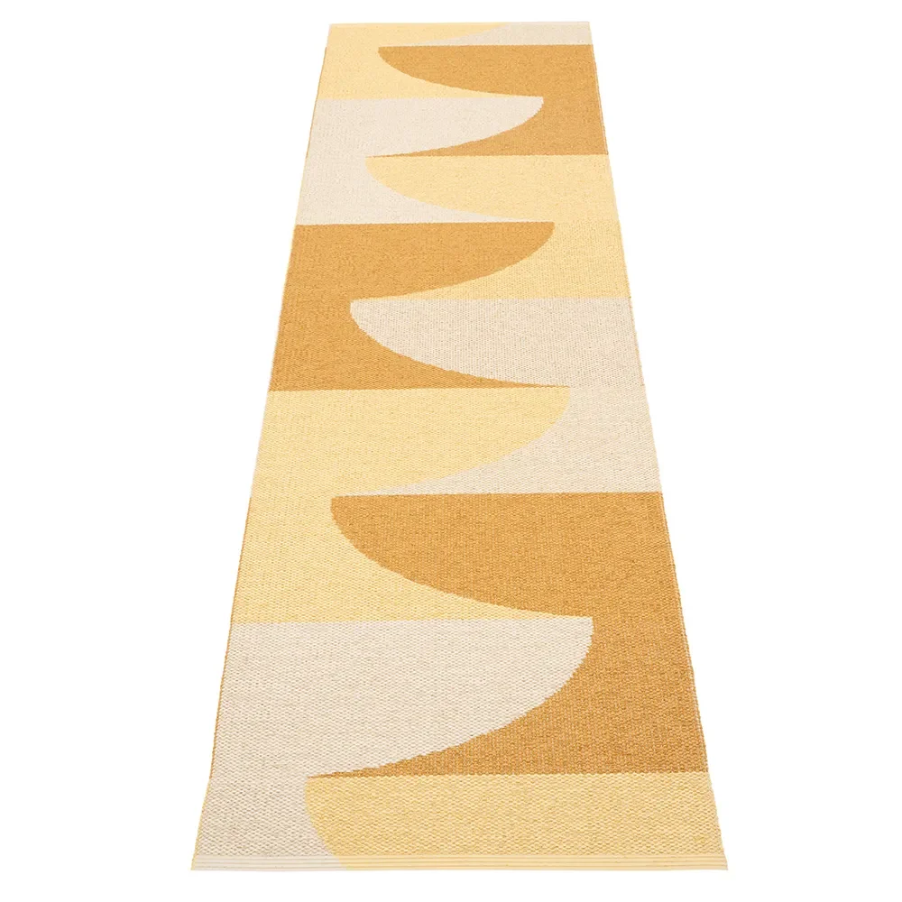 Hill matto Ochre/Pale yellow/Cream 70 x 270cm