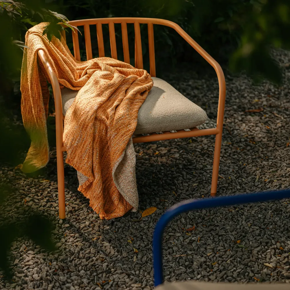 Bendt Nojatuoli Teddy Beige/Peach