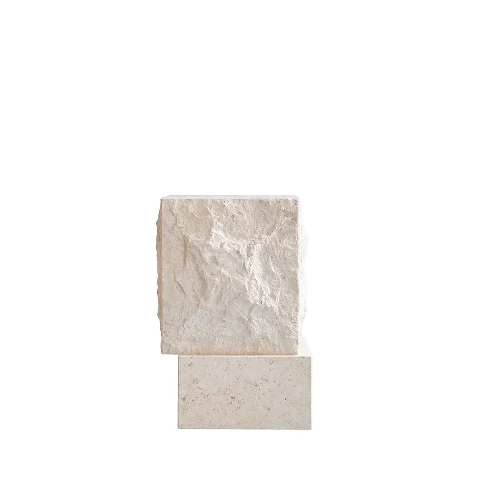 Temple-sohvapöytä, korkea - Limestone