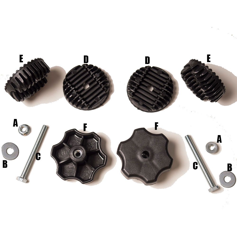 Ruuvisarja ja muoviprikat Wien pihakeinun katokseen musta Brafab