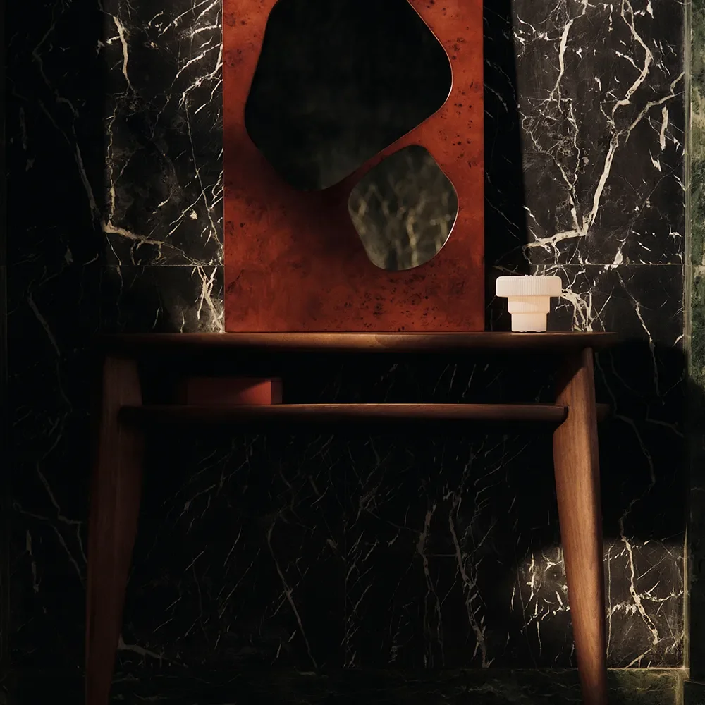 Suupuhallettu Kannettava Himmennettävä LED-Pöytälamppu Ripple