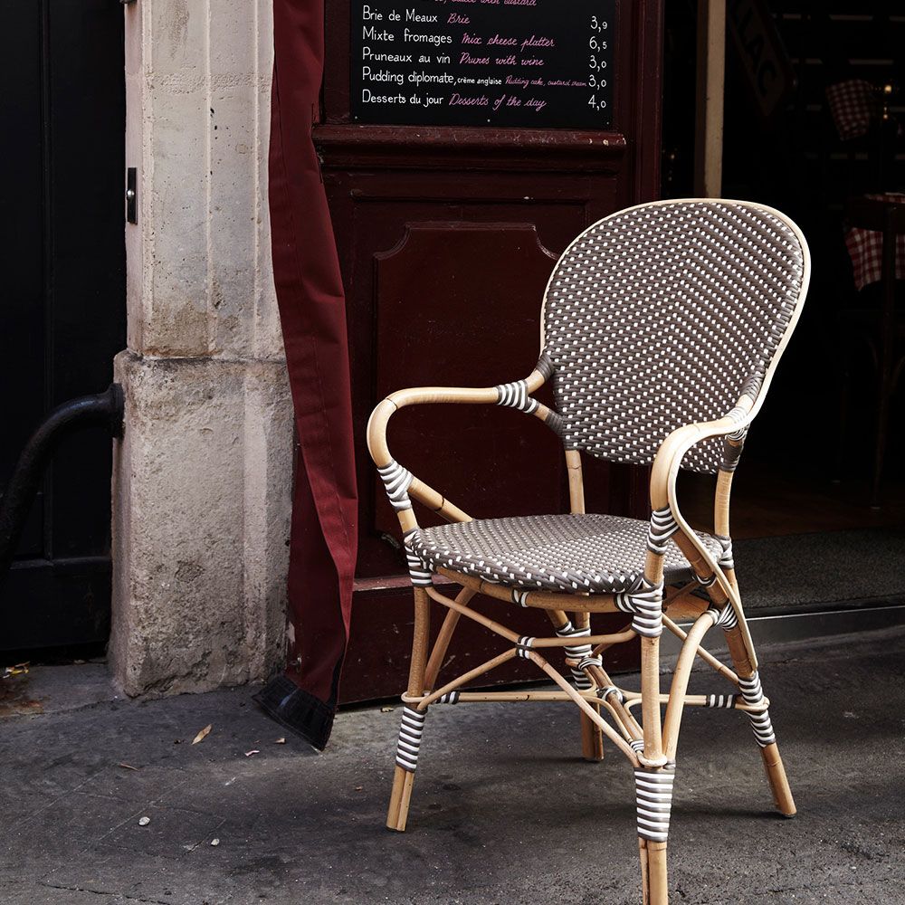 Isabell käsinojatuoli Valkoinen