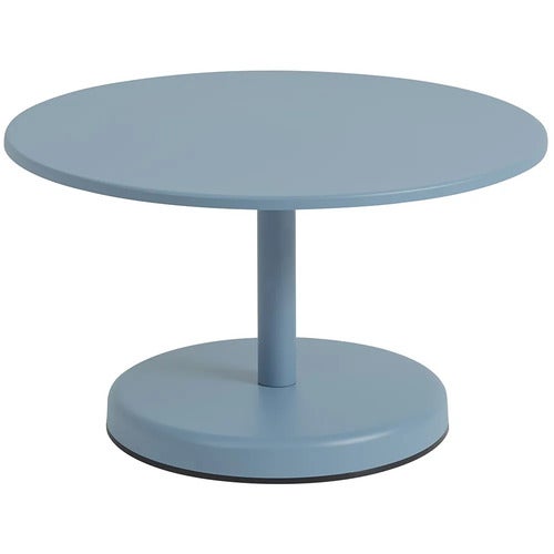 Linear Steel Sohvapöytä Ø70 cm Pale Blue
