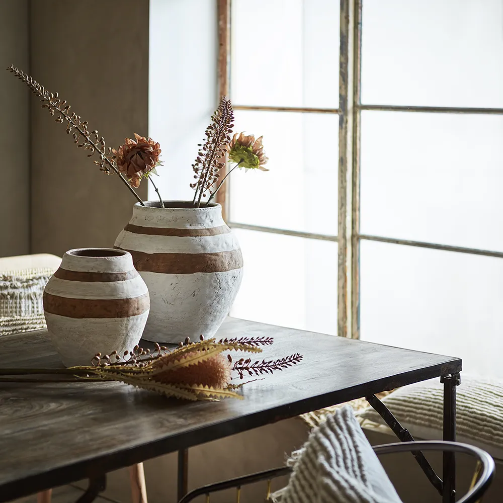 Camille purkki L White/brown