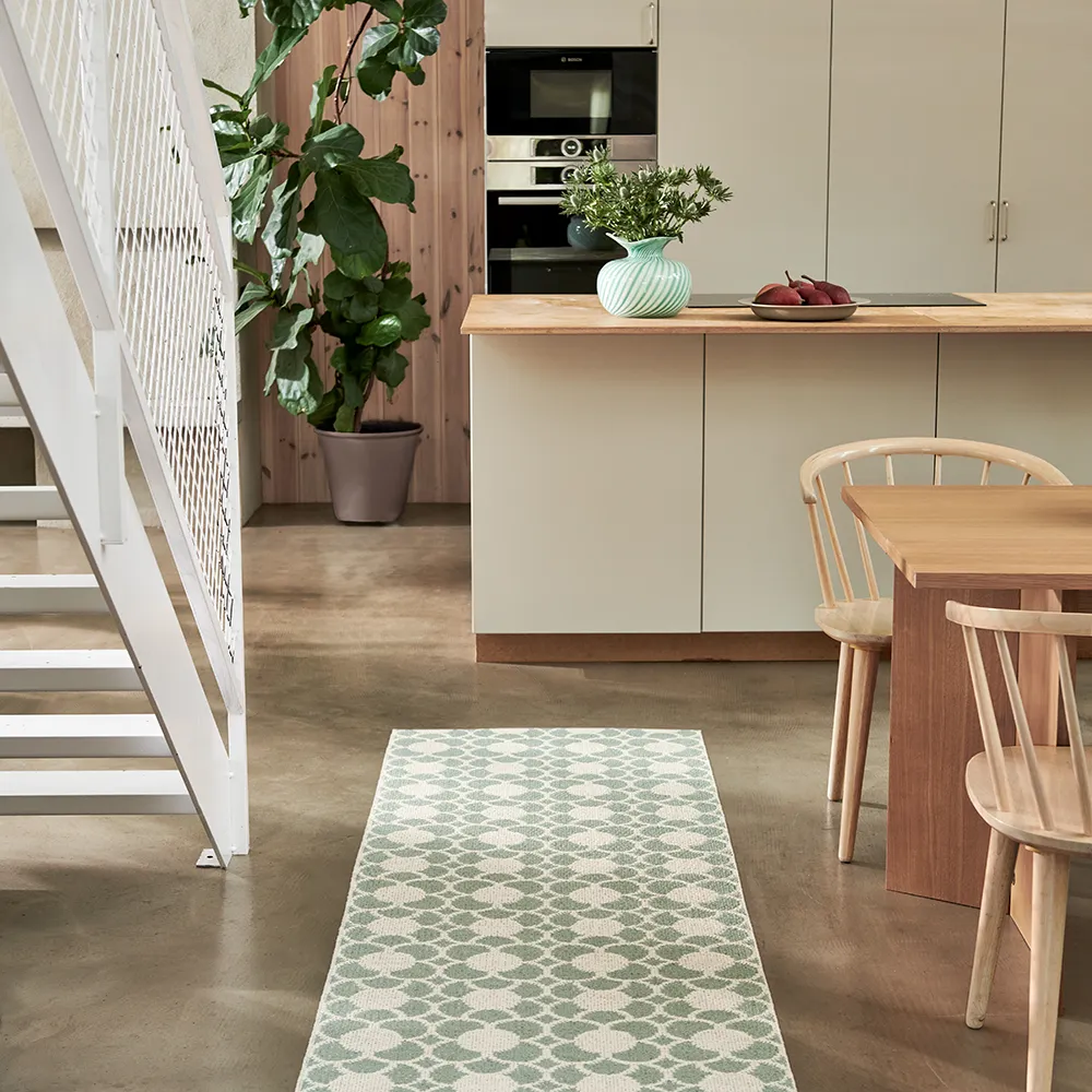 Anya matto Misty Mint/Vanilla 70 x 100 cm