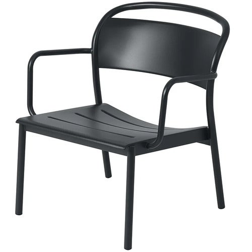 Linear Steel Nojatuoli Anthracite Black