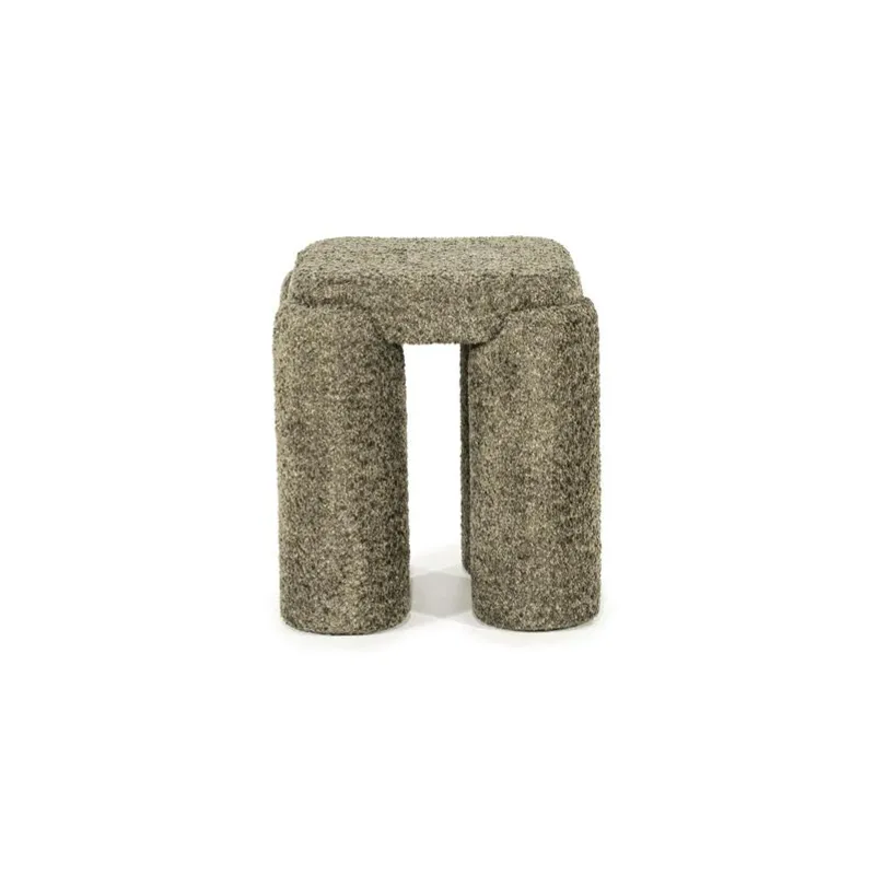 By-Boo, Stool Omla - green 42,5x42,5x47 cm