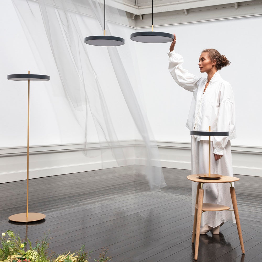 Asteria Riippuvalaisin keskikokoinen Ø43 cm Anthracite Grey