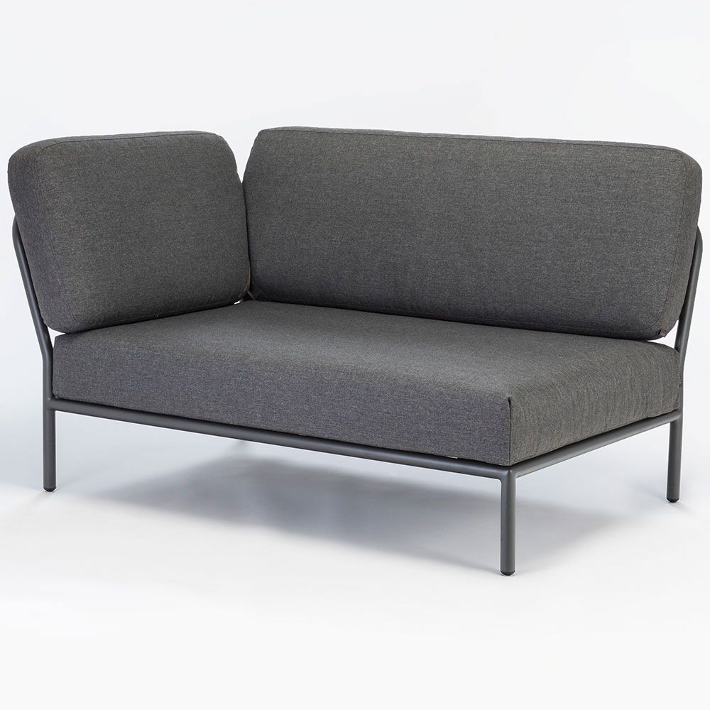 Level avslutsdel vasen harmaa alumiini