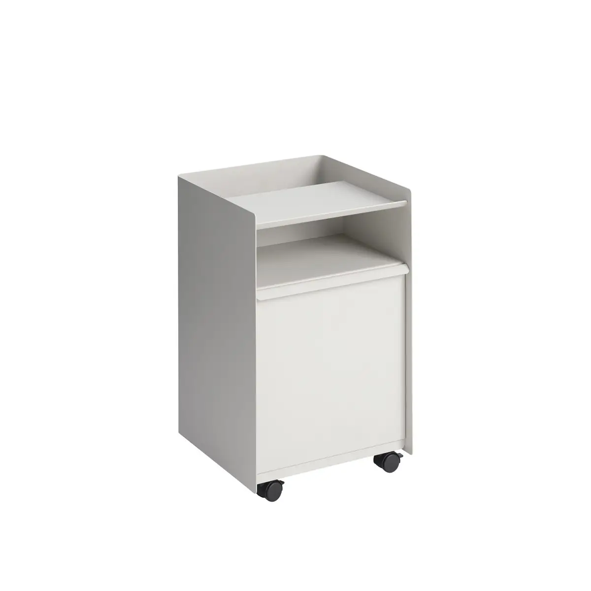 Muuto, Folded Trolley korkeus 61,5 cm, laatikko – harmaa