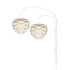 Aluvia Lampunvarjostin Ø40 cm Pearl White