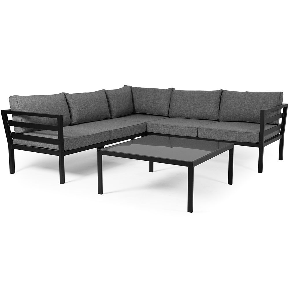 Weldon lounge-ryhmä musta Brafab 