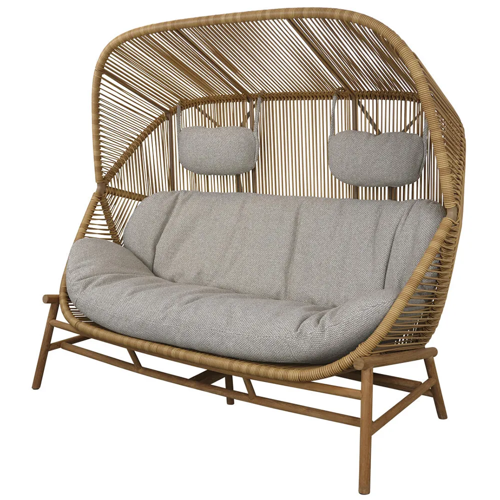 Hive 2-sits sohvatyynysarja sis. niskatyynyn Light brown Rise