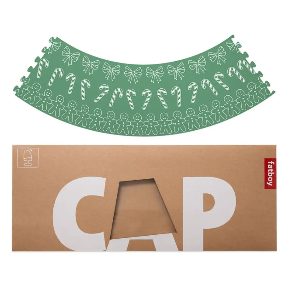 Xmas cooper cappie lampunvarjostin greenmas