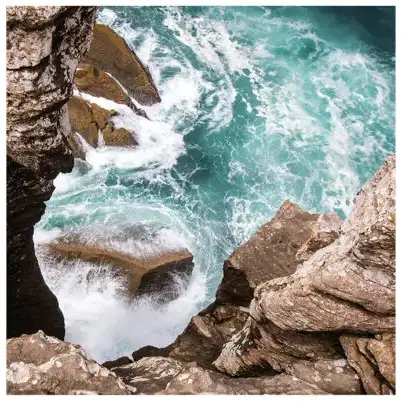 Seinäkoriste Raw Nature Portugal 100 x 100 cm Artwood