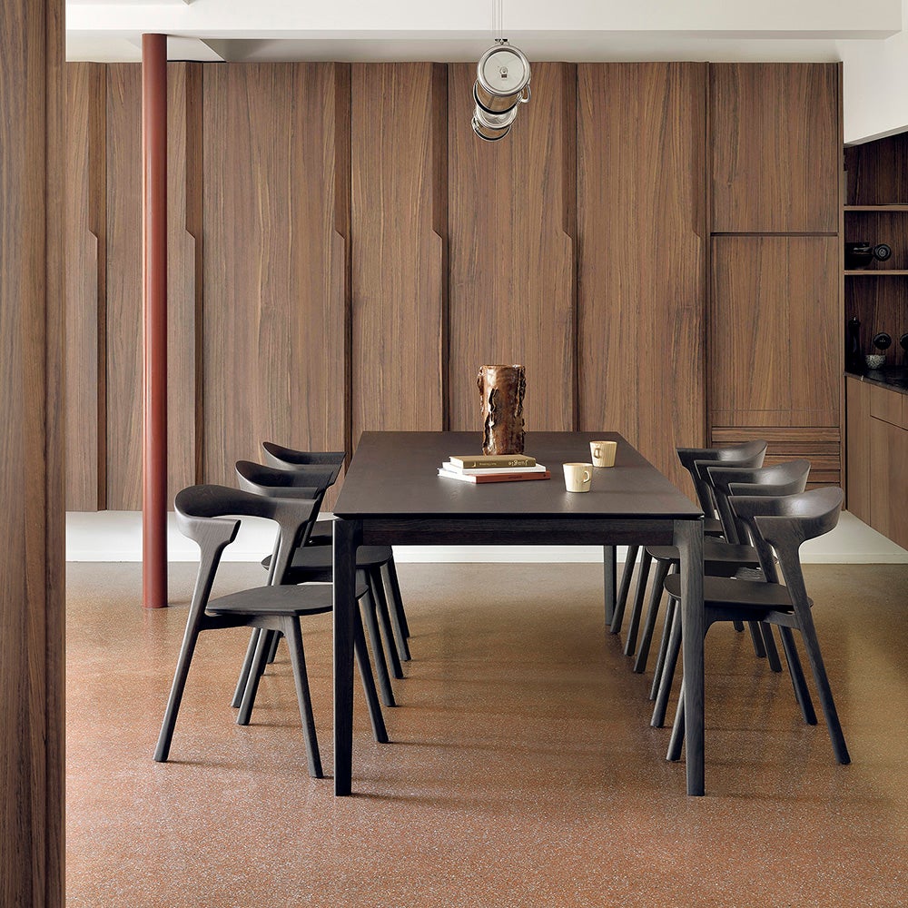 Bok Ruokapöytä 80x140 cm Ruskeaksi lakattu tammi