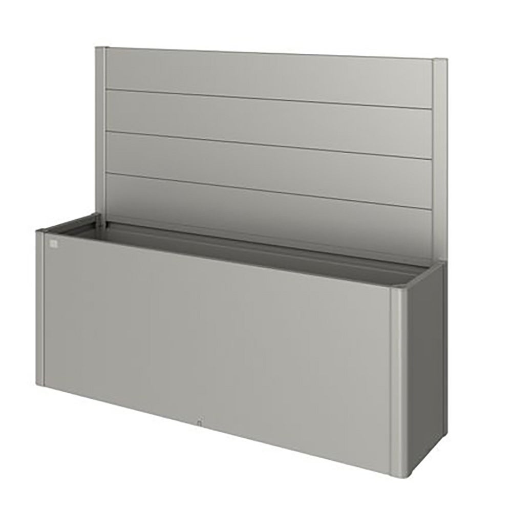 Seinä kasvupetiin 4x1 m metalli Quarts harmaa