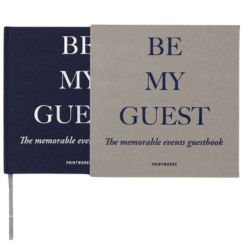  Vieraskirja - harmaa/sininen