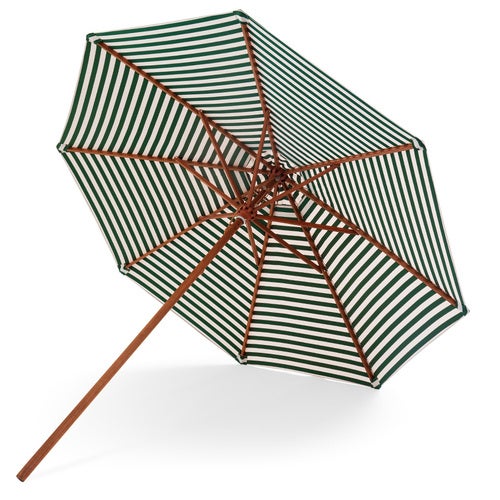 Messina Aurinkovarjo Ø300 Dark Green Stripe
