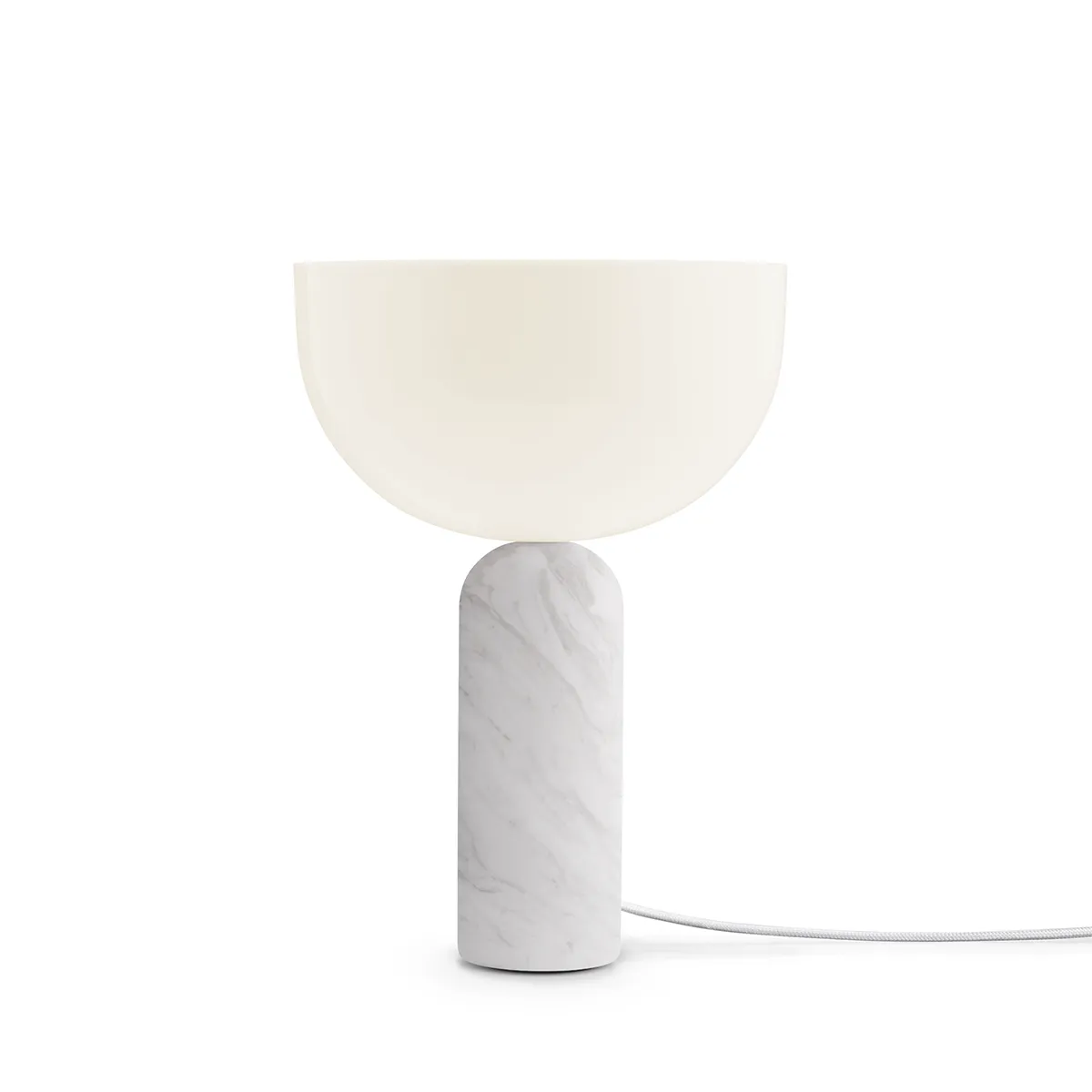 Kizu Pöytävalaisin Small Valkoinen Marble EU