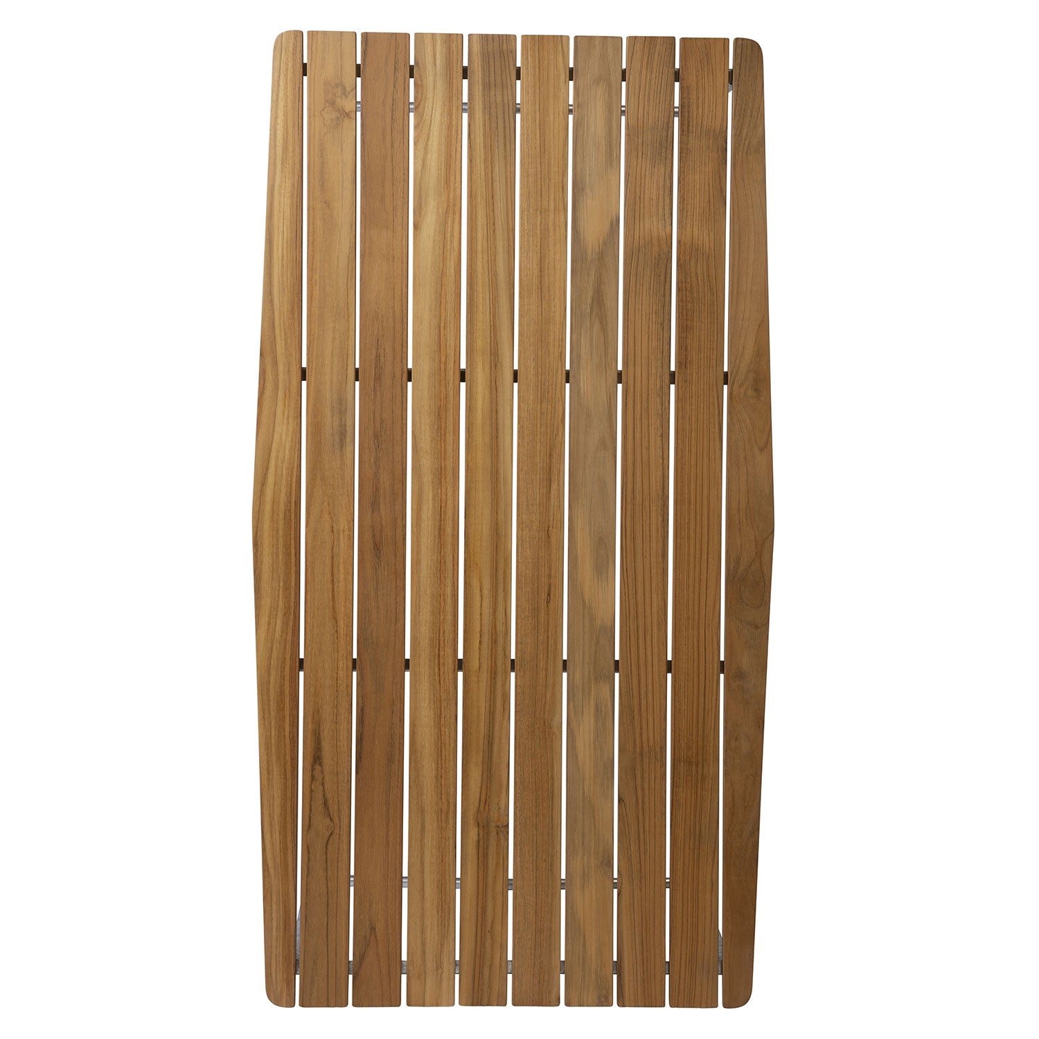 Pöytä B31 170 käsittelemätön tiikki / kuumasinkitty runko Grythyttan Stålmöbler